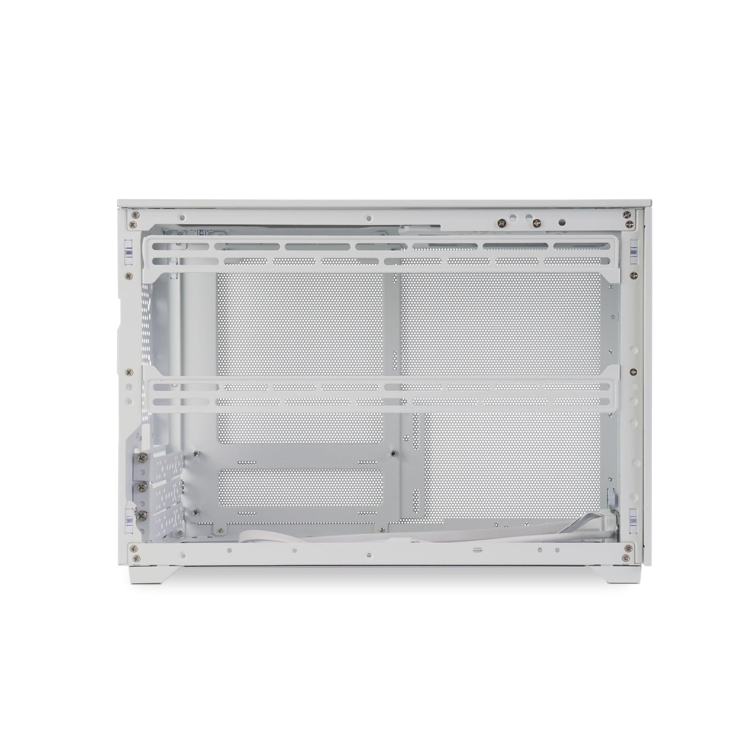 SSUPD Meshroom D Mini-ITX SFF PC Case 15L Full-Mesh Panel Tool-Free Access Supports RTX 5090 GPUs White