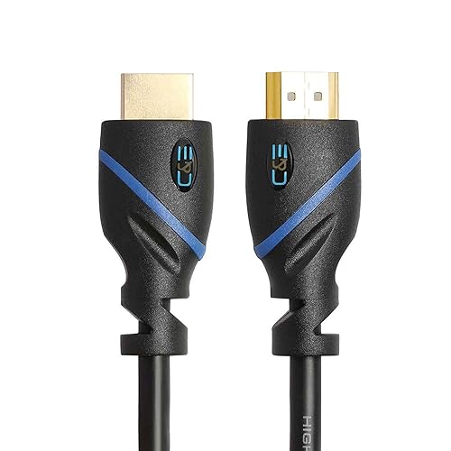 15ft (4.5M) High Speed HDMI Cable Male to Male with Ethernet Black (15 Feet/4.5 Meters) Supports 4K 30Hz, 3D, 1080p and Audio Return CNE570440 (2