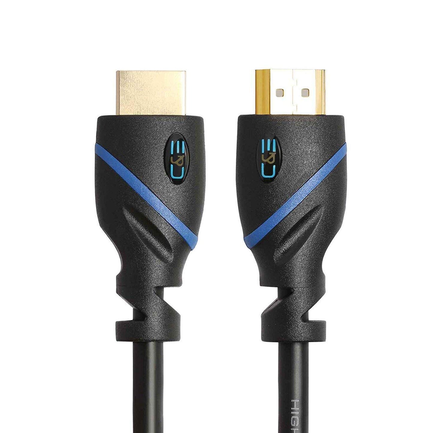 50ft (15.2M) High Speed HDMI Cable Male to Male with Ethernet Black (50 Feet/15.2 Meters) Supports 4K 30Hz, 3D, 1080p and Audio Return CNE01883