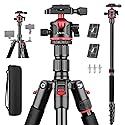 78" Porfessional Tripod for Camera, Victiv Aluminum Camera Tripod Monopod for DSLR, Spotting Scope,Telescope, Binoculars, Compact Heavy Duty Camera