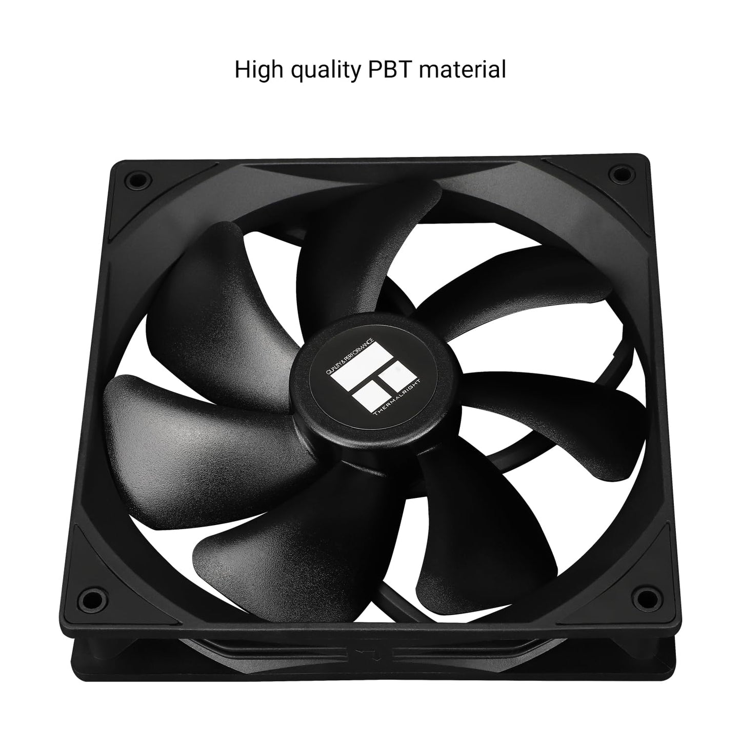 Thermalright TL-C14C CPU Cooling Fan 140mm, PWM Silent Computer Cooler With 1500RPM Speed, Black (TL-C14C)