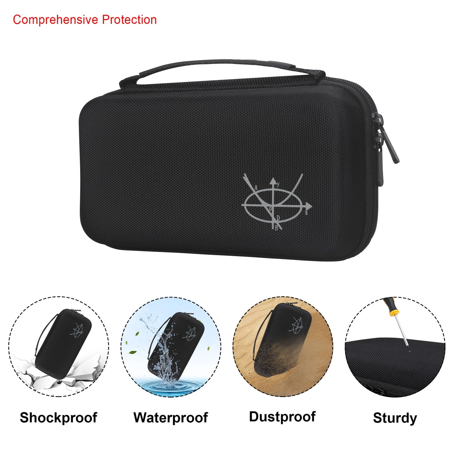 Elonbo Carrying Case for Casio fx-CG50 PRIZM/fx-9750GIII Color Graphing Calculator/ 991ES Plus/ 991CW/ 115ES Plus/ 300ES/ 300MS Standard Advanced