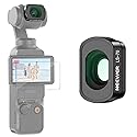 NEEWER 0.72X FOV 112° Wide Angle Lens Compatible with DJI Osmo Pocket 3 Creator Combo Accessories, Multi-Layer Magnetic Action Cam Aspheric Lens