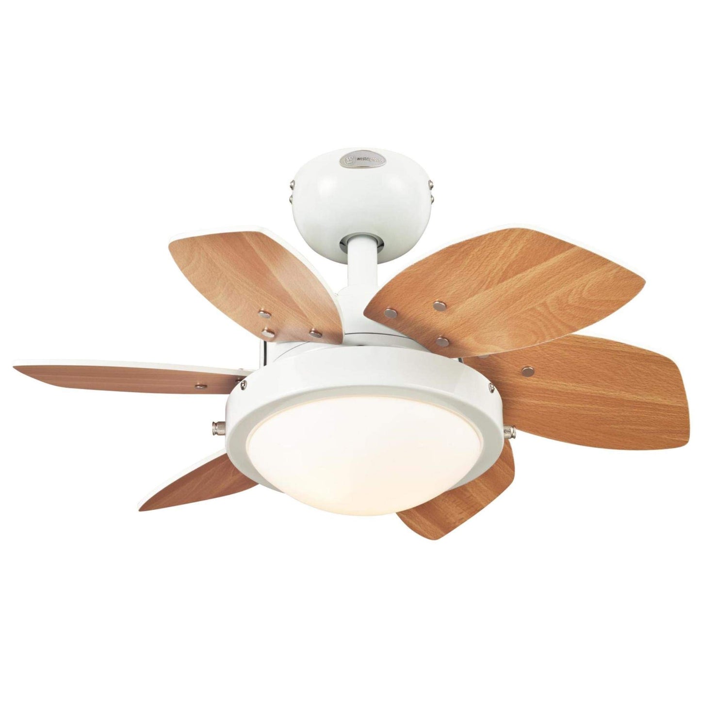 Westinghouse 7224700 Quince LED Ceiling Fan with Light, 24-Inch, White