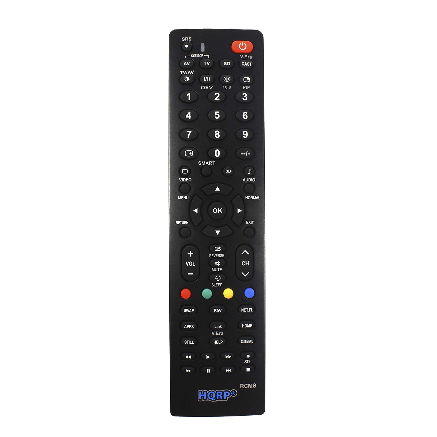HQRP Remote Control fits Panasonic TH-42PX6U TH-42PX75U TH-42PX77U TH-42PX80U TH-42PZ700U TH-42PZ77U TX-32LX80M LCD LED HD TV Smart 1080p 3D Ultra 4K