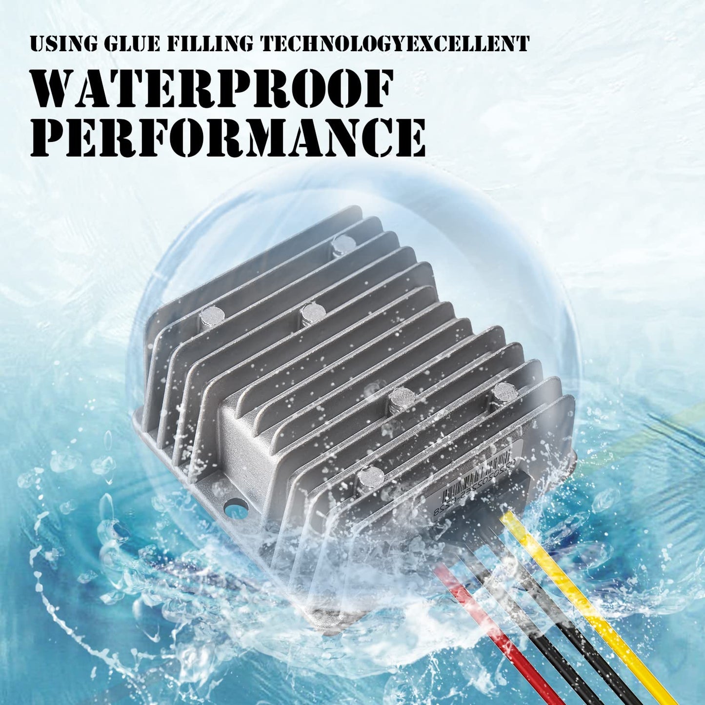 DC 12v to 24v Step up Converter Regulator 10A 240W Power Supply Adapter for Motor Car Truck Vehicle Boat Solar System etc.(Accept DC9-20V Inputs)