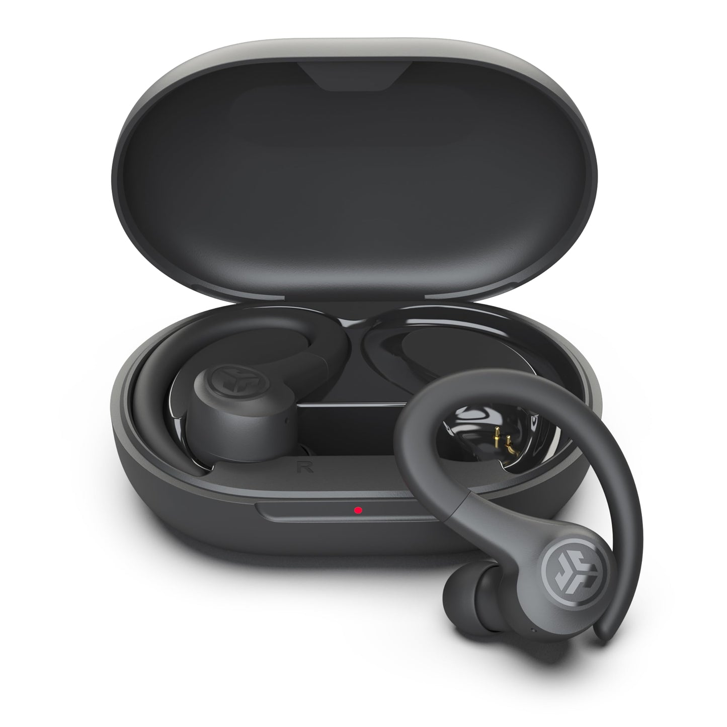 JLab, Go Sport+, True Wireless Workout Earbuds, Bluetooth Sport Earbuds, Clear Calling, Graphite