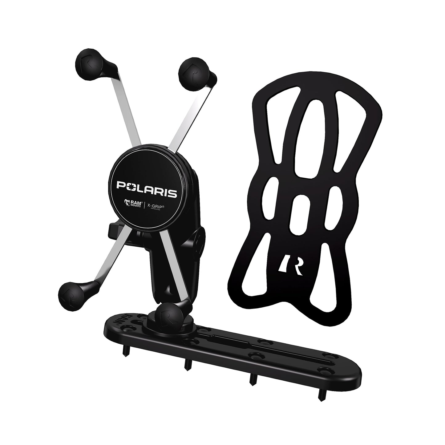 Polaris RAM Phone Mount, Dashboard-Mounted, Fits Devices Up to 3.25" Wide with Case, for Xpedition ADV & XP Models, OEM Part 2890545