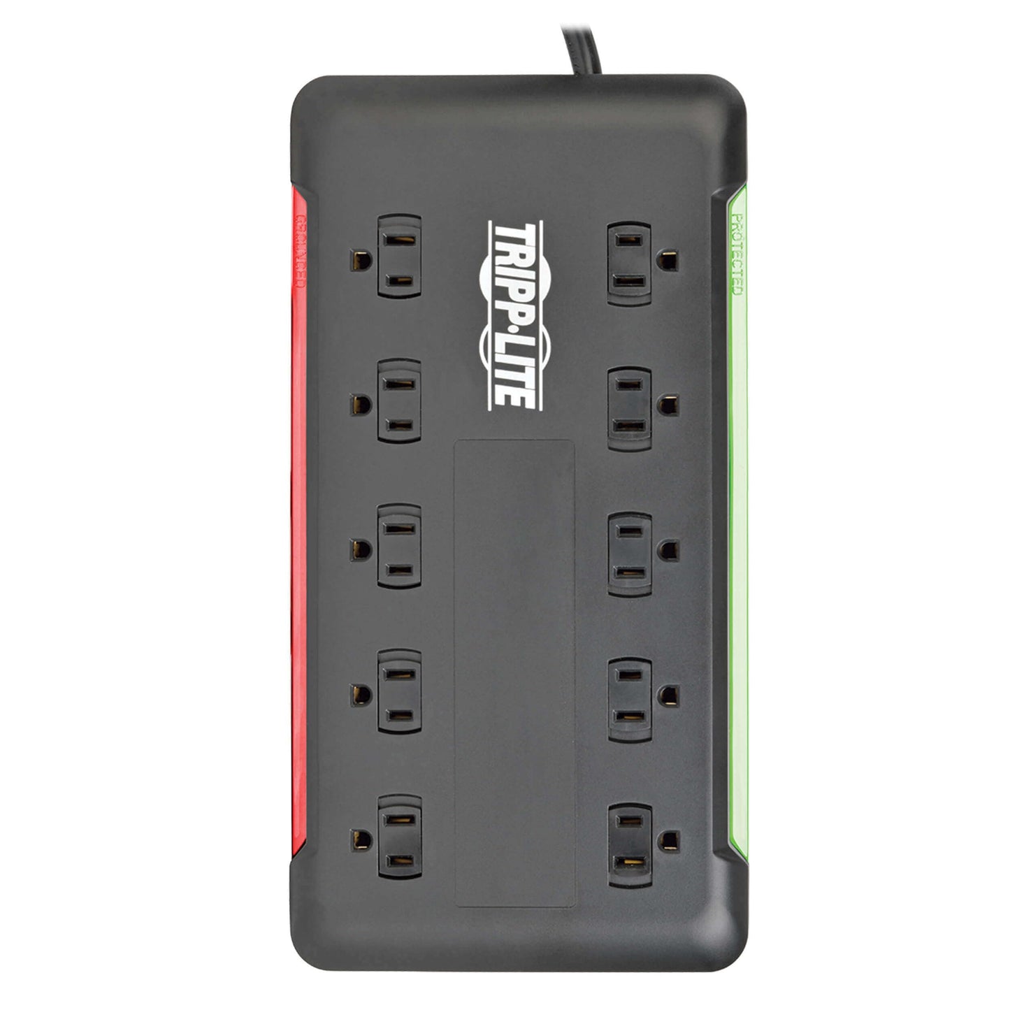 Tripp Lite 10-Outlet Surge Protector Power Strip 6ft Cord 2880 Joules Black $100K Insurance (TLP1006B)