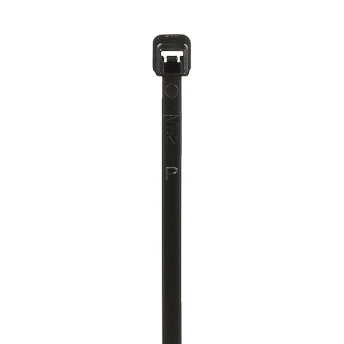 Panduit PLT1M-M30 Cable Tie, Miniature, Heat Stabilized Nylon 6.6, 3.9-Inch Length, Black (1,000-Pack)
