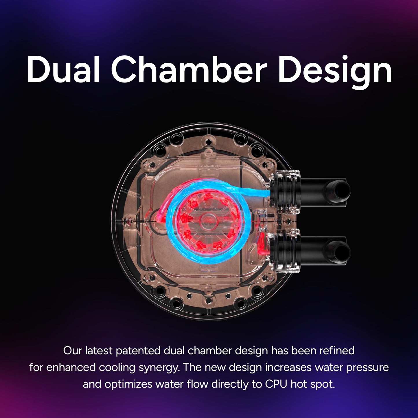 Cooler Master Atmos II 360 VRM AIO CPU Liquid Cooler - 360mm Radiator with VRM Cooling Fan, 3X ARGB PWM Fans, Dual-Chamber Pump, Ultra-Quiet