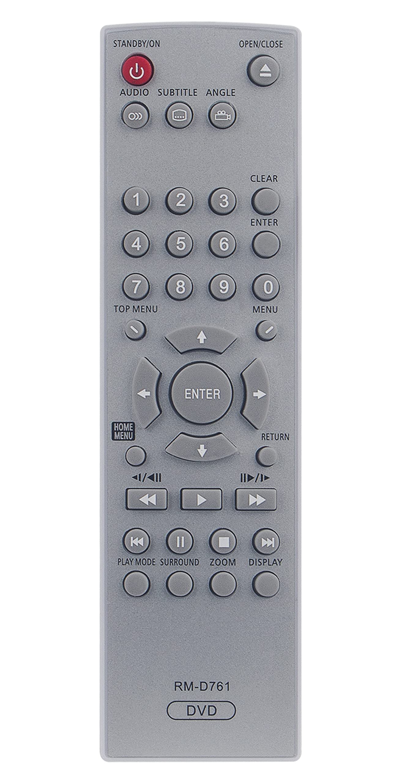 VINABTY RM-D761 Replaced Remote Control fit for Pioneer DVD Player Vxx2800 Vxx2914 Vxx2913 Vxx2865 Dv-270s Dv-271s Vxx2914 Dv-285s Dv-263k Dv-363