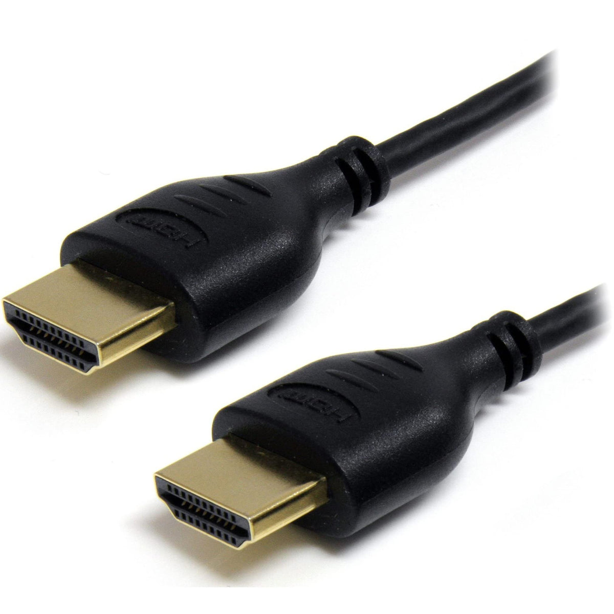 StarTech.com 3FT/91CM Slim HDMI Cable with ETHERNET; 4K (3840X2160P 30HZ)/Full HD 1080P/10.2