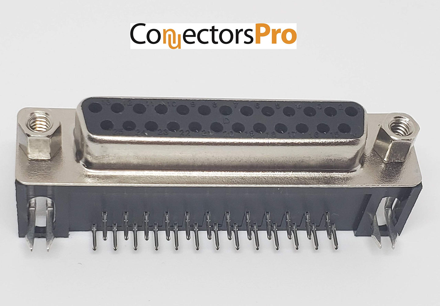 PC Accessories- - Connectors Pro 10-PK DB25 Female Right Angle PCB Mount Connector, 90 Degree D-Sub 10-Pack