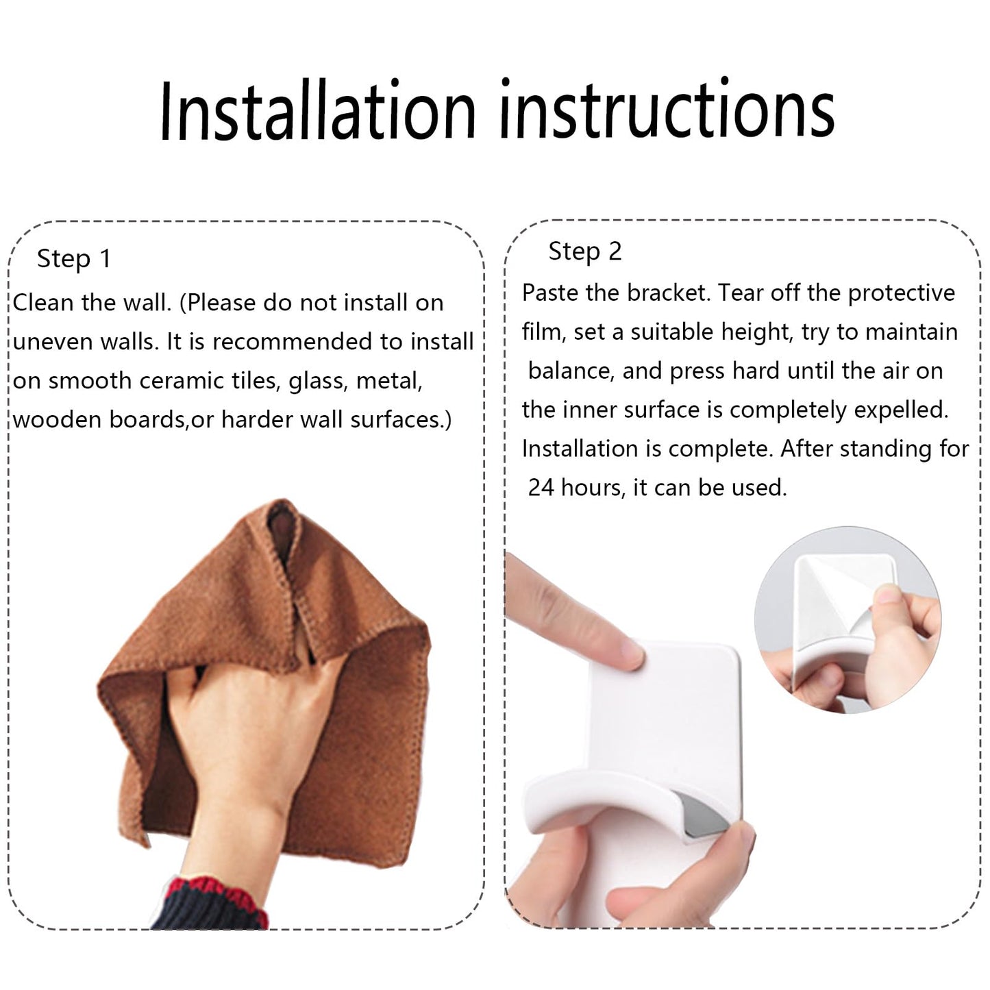 Nalegtocw Headphone Stand,Sticky Headset Hanger Adhesive Headphone Holder Hook Mount,4 Pcs Headset Stand Holder Clip Under Desk,White