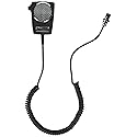Astatic 302-10005 D104M6B Amplified Ceramic Power 4-Pin CB Microphone, Black