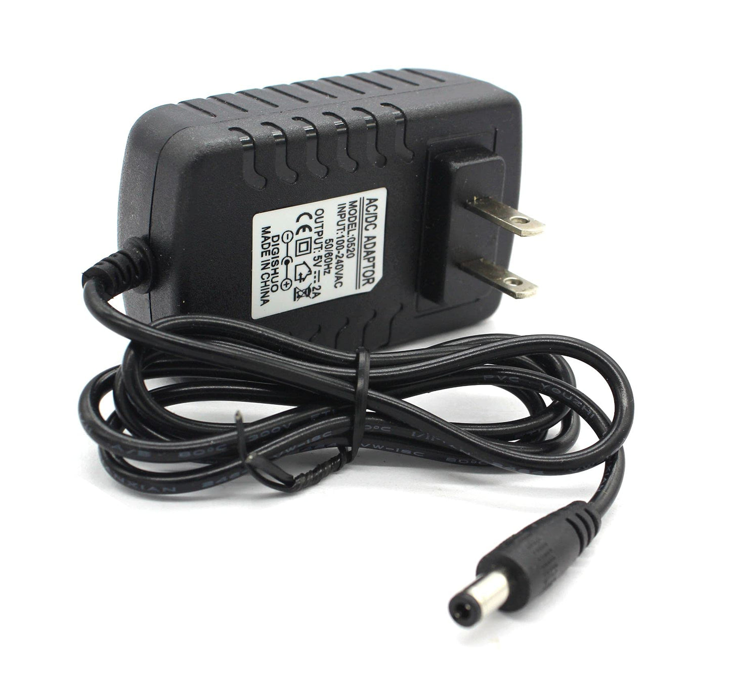 DIGISHUO DC 5V 2A 10W Power Supply Adapter Transformer Switch AC 110V/220V to DC 5V 2amp Switching Converter LED Driver for LED Strip Light CCTV…