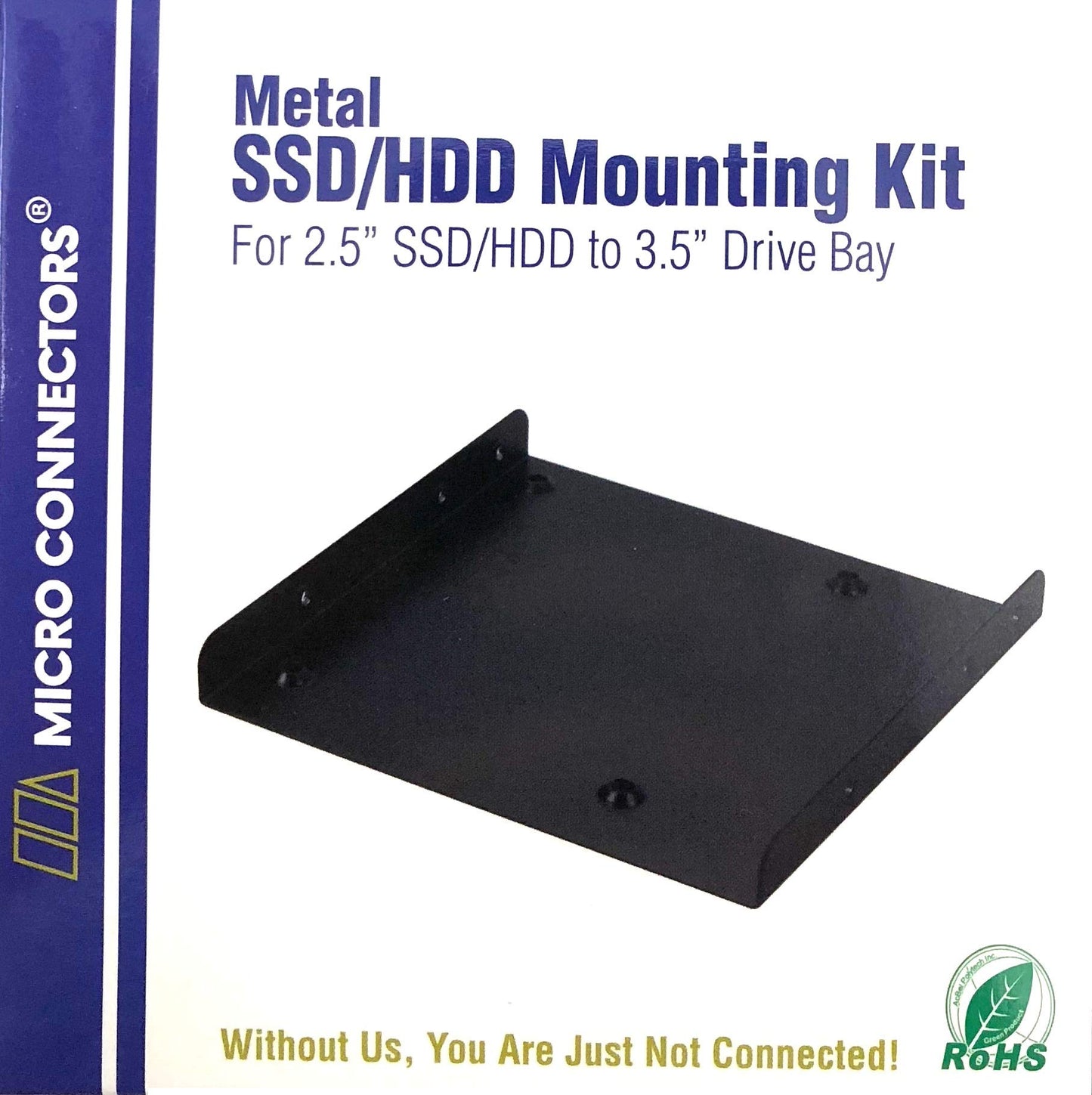Micro Connectors Single 2.5" Metal HDD/SSD Mounting Bracket Kit (L02-35251)