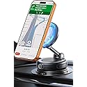 Moeila NeverFall Car Phone Mount for MagSafe, 89lbs Vacuum Suction, Strong Magnetic Dashboard & Windshield Mount, 360° Adjustable Phone Holder