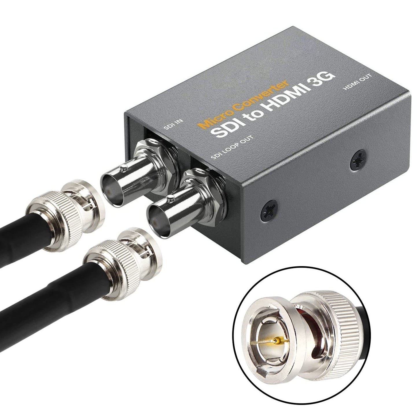 XRDS -RF 10FT SDI Cable, BNC Male Digital Video Cable 75 Ohm RG59 BNC Cables Supports HD-SDI/3G/6G-SDI/4K/8K