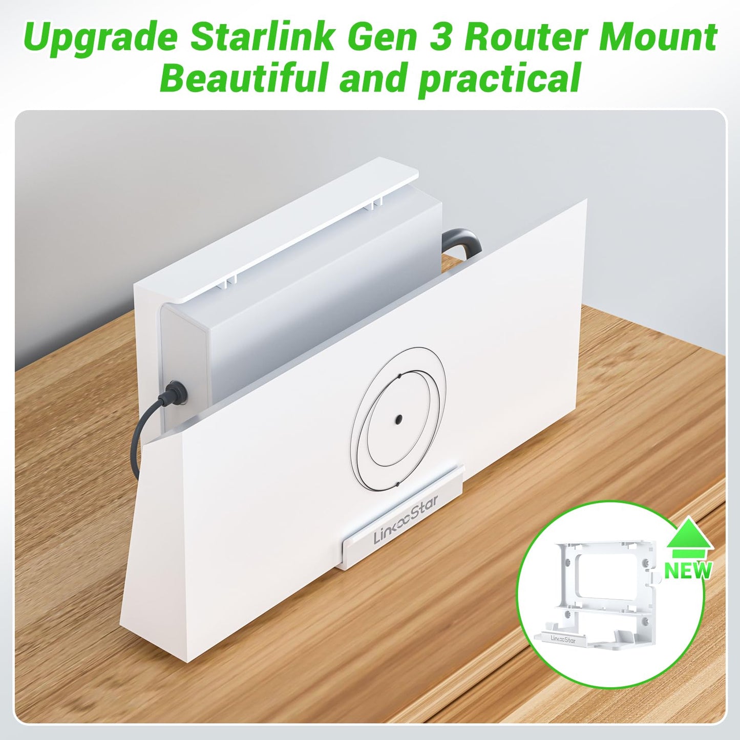 for Starlink Gen3 Router Mount,Standard V3/4X Mesh Router Wall Mount Kit