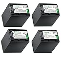 Kastar 4-Pack NP-FH100 Battery Replacement for Sony HDR-UX7, HDR-UX9, HDR-XR100, HDR-XR105, HDR-XR106, HDR-XR200, HDR-XR500, HDR-XR520 HXR-MC1
