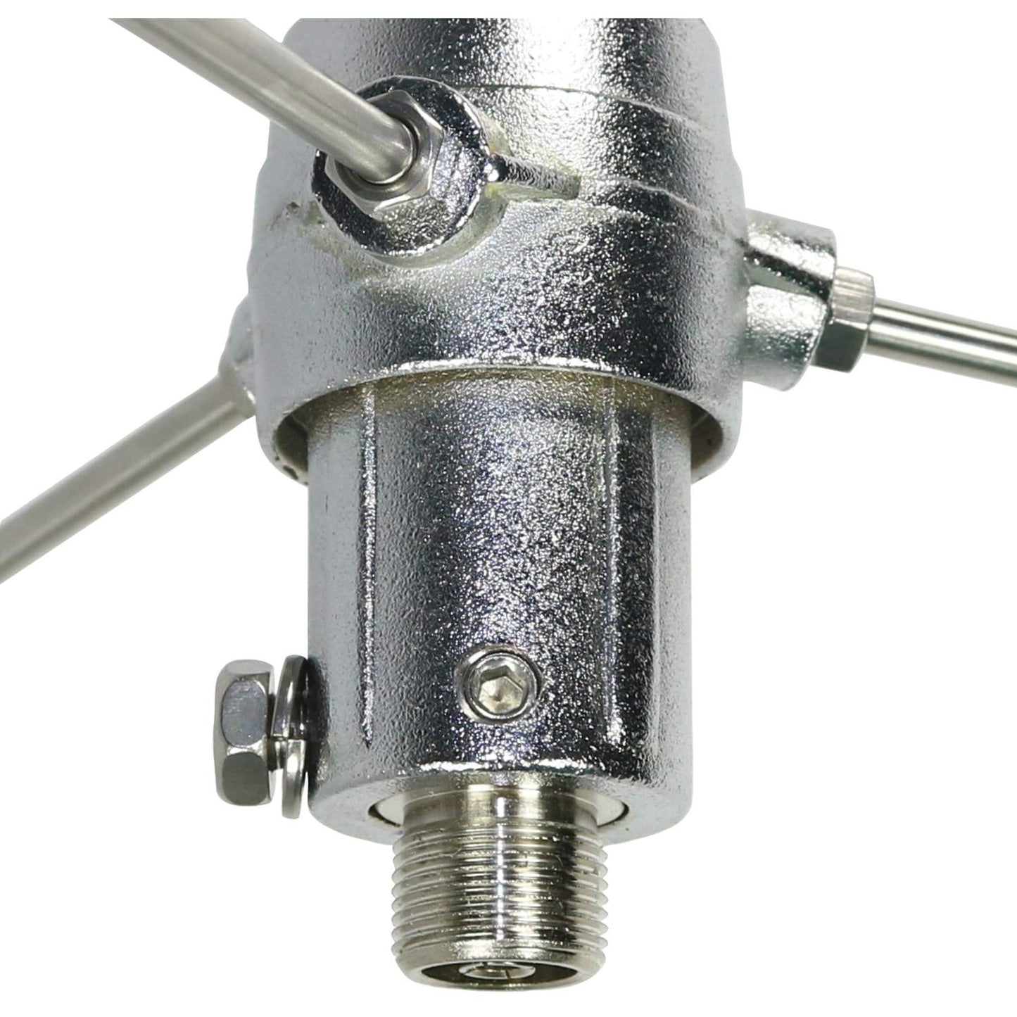 Tram® Pre-Tuned 144 MHz-148 MHz VHF/430 MHz-460 MHz UHF Amateur Dual-Band Base Antenna with White Fiberglass, 1477