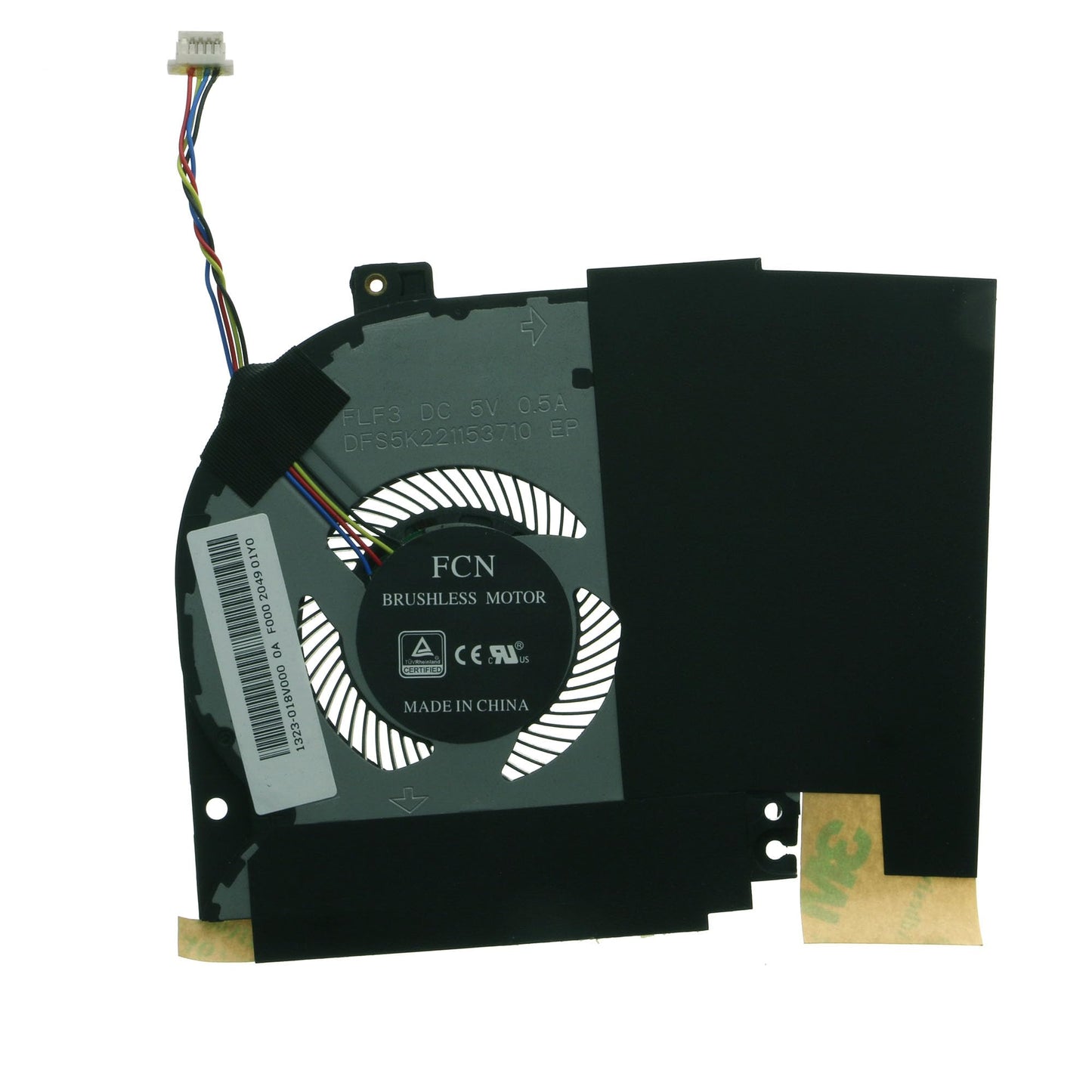 Replacement GPU Cooling Fan for Dell Alienware M15 R1 ALW15M 0PDMM0 PDMM0 DFS5K221153710 FLF3 5V 0.5A 1323-018V000