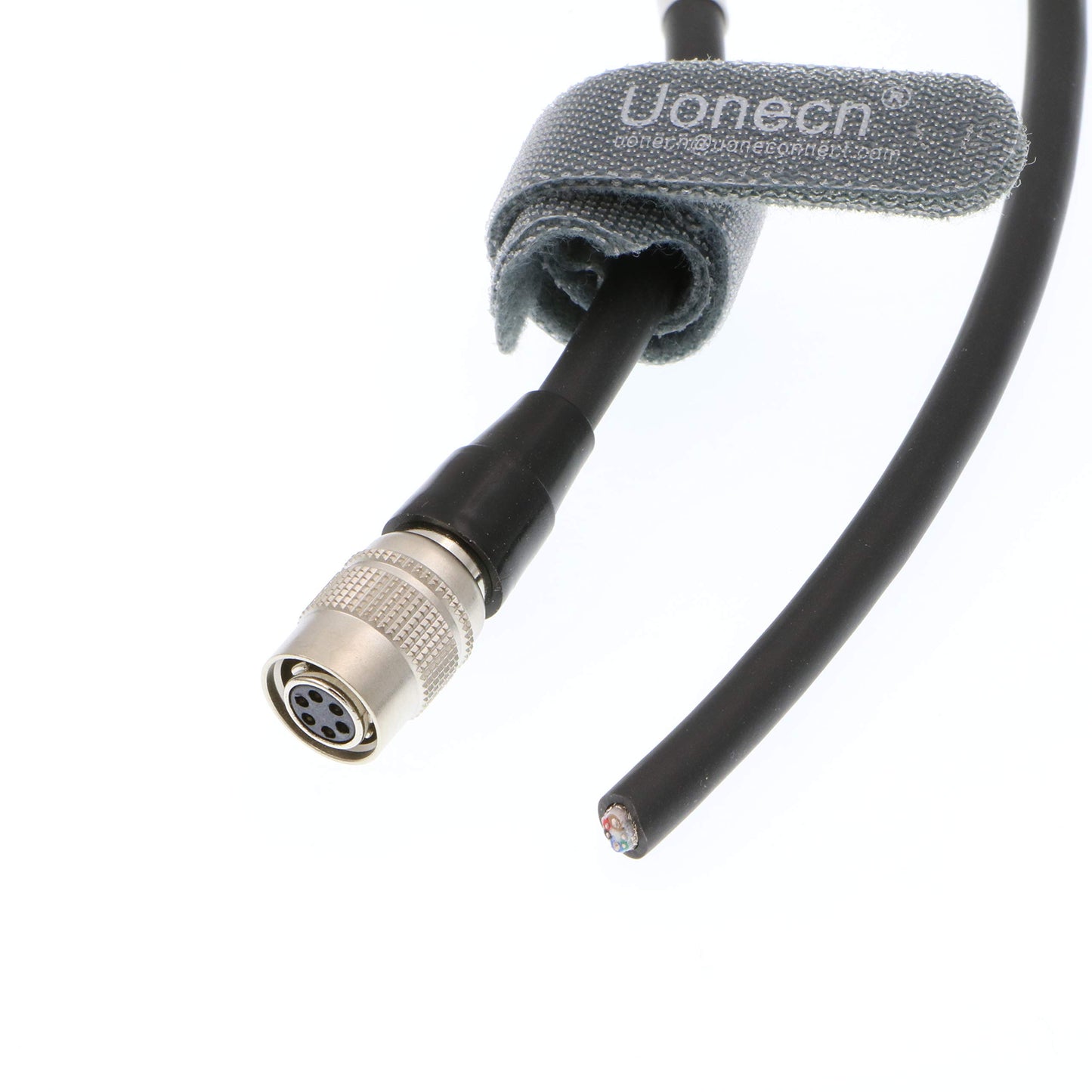 Uonecn Industrial Camera Power Trigger IO Signal Cable Hirose 6 Pin Female Plug to Open for Basler AVT GIGE Sony CCD Industrial Camera