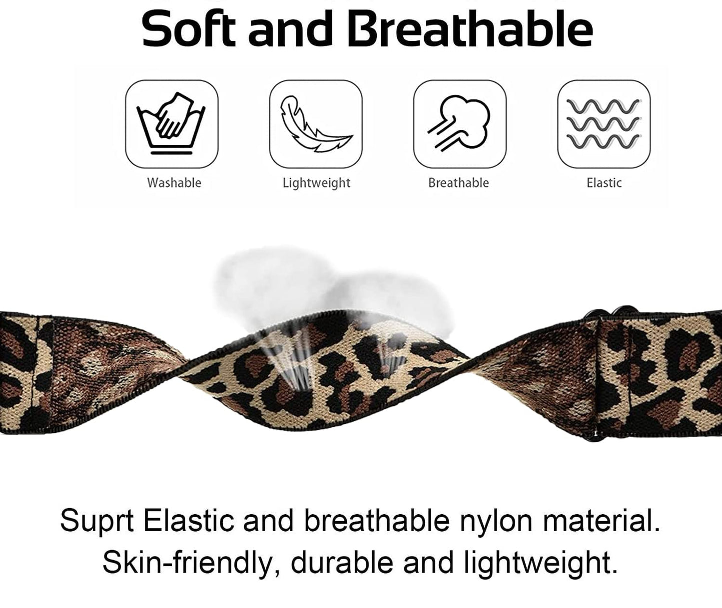Olytop Elastic Bands for Galaxy Watch 7/6/4 Classic Bands 47mm 46mm 43mm 42mm/5 Pro Band 45mm,Samsung Galaxy Watch 7/FE/6/5/4 Strap 44mm 40mm/Active