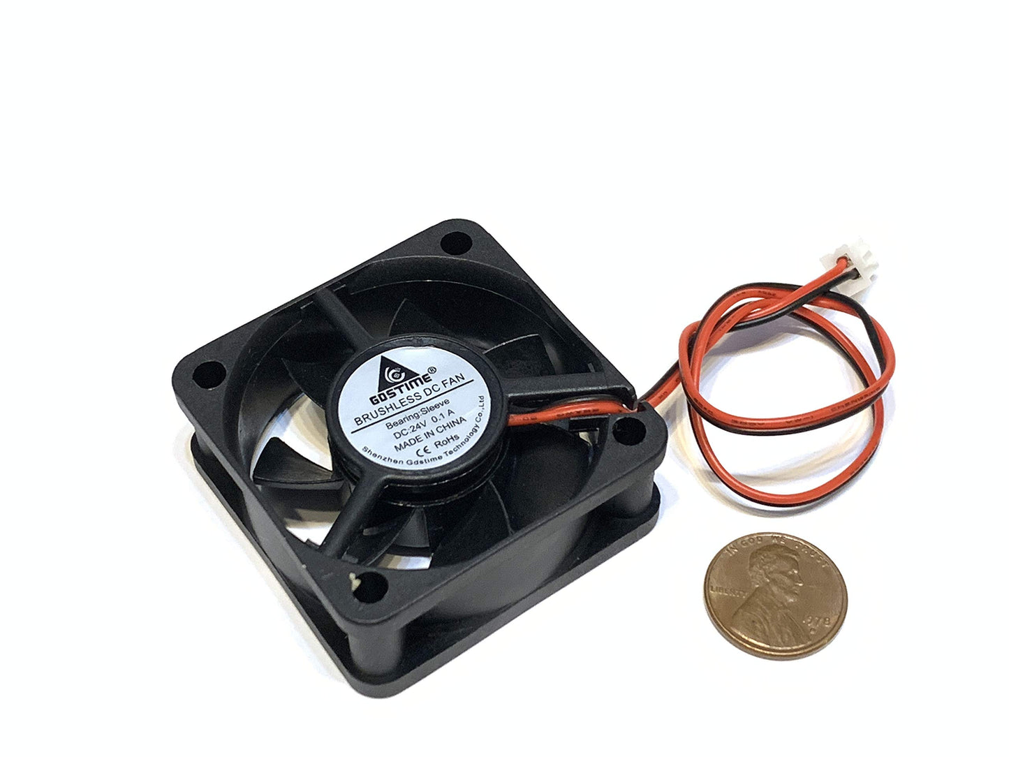 2 Pieces Fan 24v 5020 5cm 50mm cooling brushless case 2pin 20mm pc A38