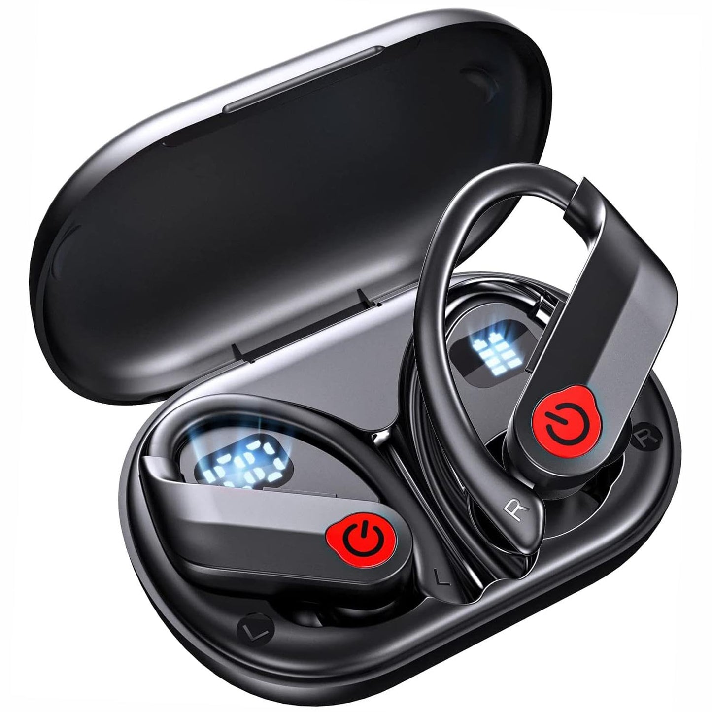 TWS Headphones Wireless Earbuds Earphones Compatible with Motorola Moto G Power 5G (2025)/Moto G 5G (2025), Ear Hook True Stereo Headset Hands-Free…