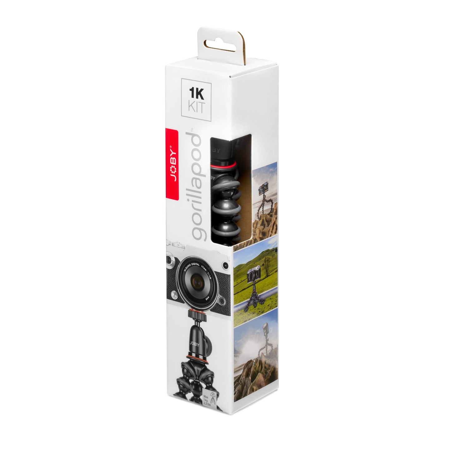 Joby GorillaPod Compact Tripod Kit with Ballhead for Mirrorless Cameras up to 2.2 lbs. Black/Charcoal.