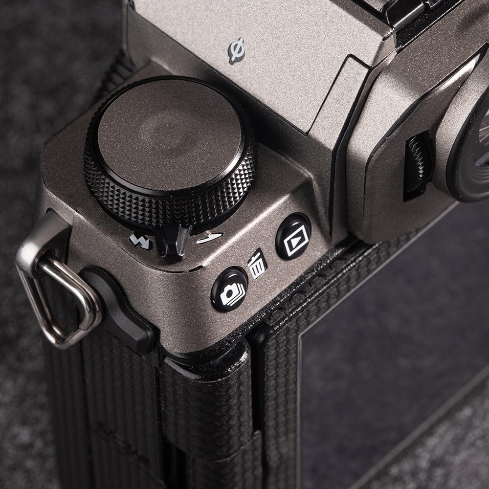 X-S20 Anti-Scratch Cover Skin Sticker Protective Sticker for Camera Body for Fujifilm X-S20 (Titanium)