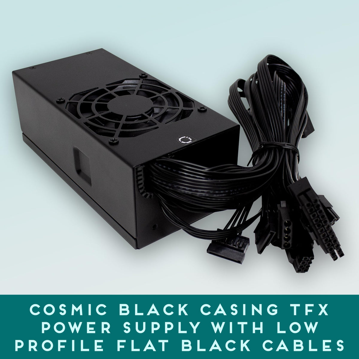 Apevia TFX-AP300W 300W TFX Power Supply, 80mm Fan, All PSU Protections