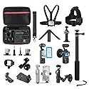 BRDRC 22 in 1 Pocket 3 Accessories Kit, Including Hard Case, Suction Car Mount, Tripod, Magnetic, Desktop Base, Selfie Stick, Chest Head Strap, Pocket