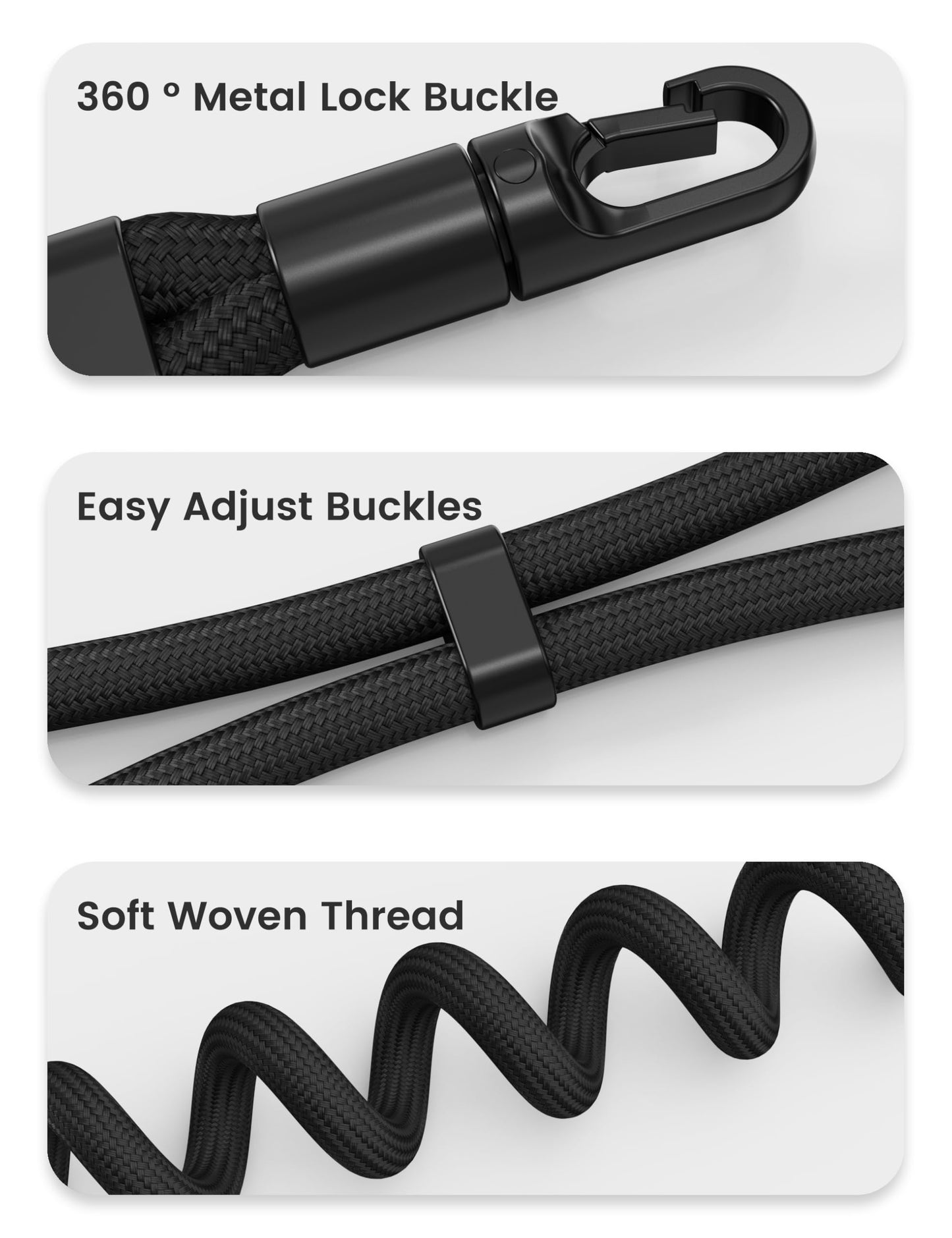 POHFP Phone Wrist Strap, Anti Theft Phone Strap, Adjustable Cell Phone Lanyard Strap with 360° Rotating Hook, Hand Wrist Strap Lanyard with Tether