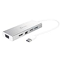 j5create USB 3.0 Hub with HDMI, VGA, RJ45 Gigabit Ethernet, 2 USB 3.1 Type-A Ports - High Speed Data Transfer Adapter for Mac, Windows, Desktop PC