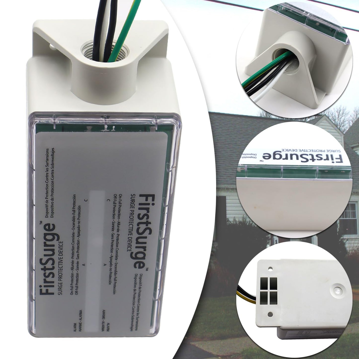 FS140 Surge Protection Device 140,000 Amps Whole House Surge Protection Device for use with Any Brand 120/240V Load Center