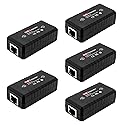 5-Pack PoE Extender Kit - 1-Channel Ethernet Passthrough Switch, for 10/100Mbps Networks, Complies with IEEE 802.3af, Supports Daisy Chaining up