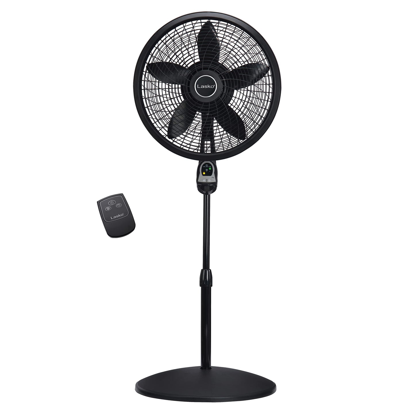 Lasko Cyclone Oscillating Pedestal Fan - Adjustable to 54" - 1843 - Black