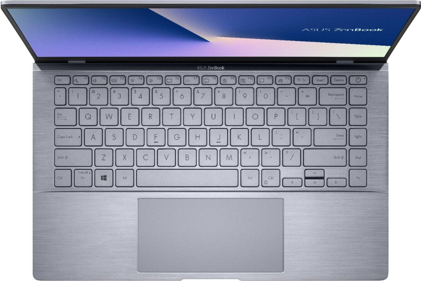 Senlinxiaowu Original New for ASUS Zenbook 14 Q407 q407i US Laptop Keyboard, Backlit, US English, Gray, 104 Keys, Plastic, Wired, QWERTY