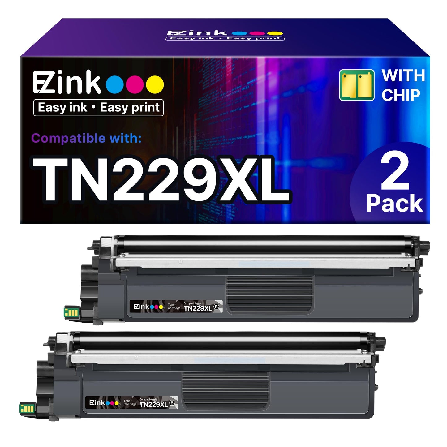 E-Z Ink Compatible for Brother TN229XL Toner Cartridges TN229 TN229XL Black