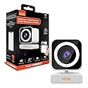 MobiCam MP 1080p Wi-Fi Smart Home Security for Baby Monitor, Dog Camera w/Motion Detection, 2-Way Audio Camera with Color Night Vision, Built-in