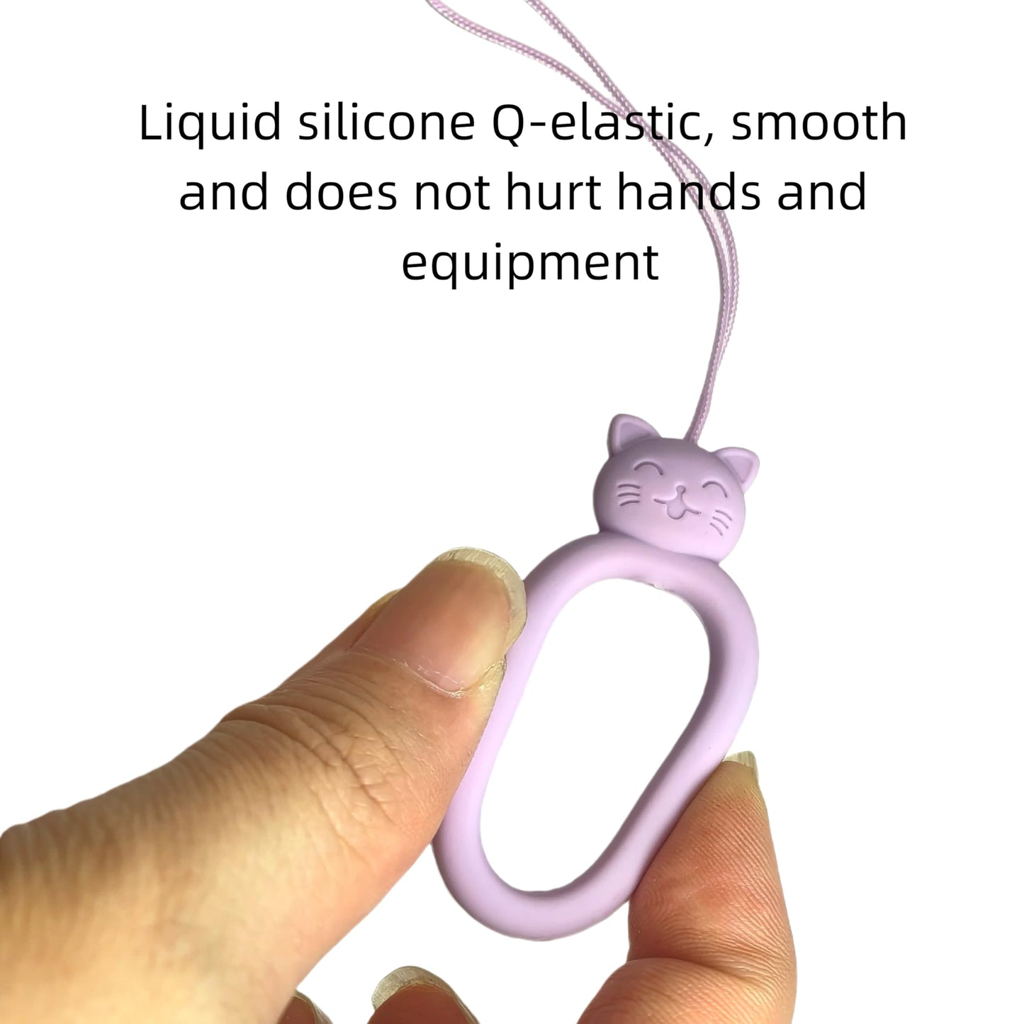 ZvveIIa Finger Lanyard Silicone Phone Strap