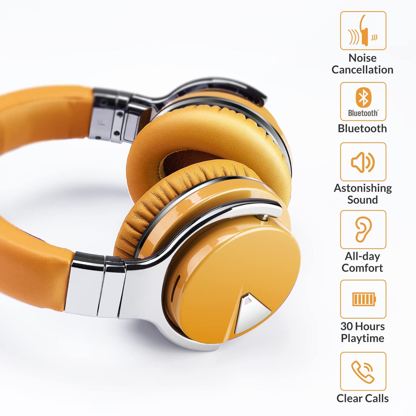 Million Sold 10 Years Classic E7 Active Noise Cancelling Headphones with Upgraded Noise Cancellation, Bluetooth Headphones Wireless with HD Sound…