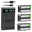Kastar 3-Pack SB-L160 Battery and LTD2 USB Charger Replacement for Samsung SB-L160 SBL160, SB-L320 SBL320, SB-L480 SBL480, SB-L110A SBL110A, Medion