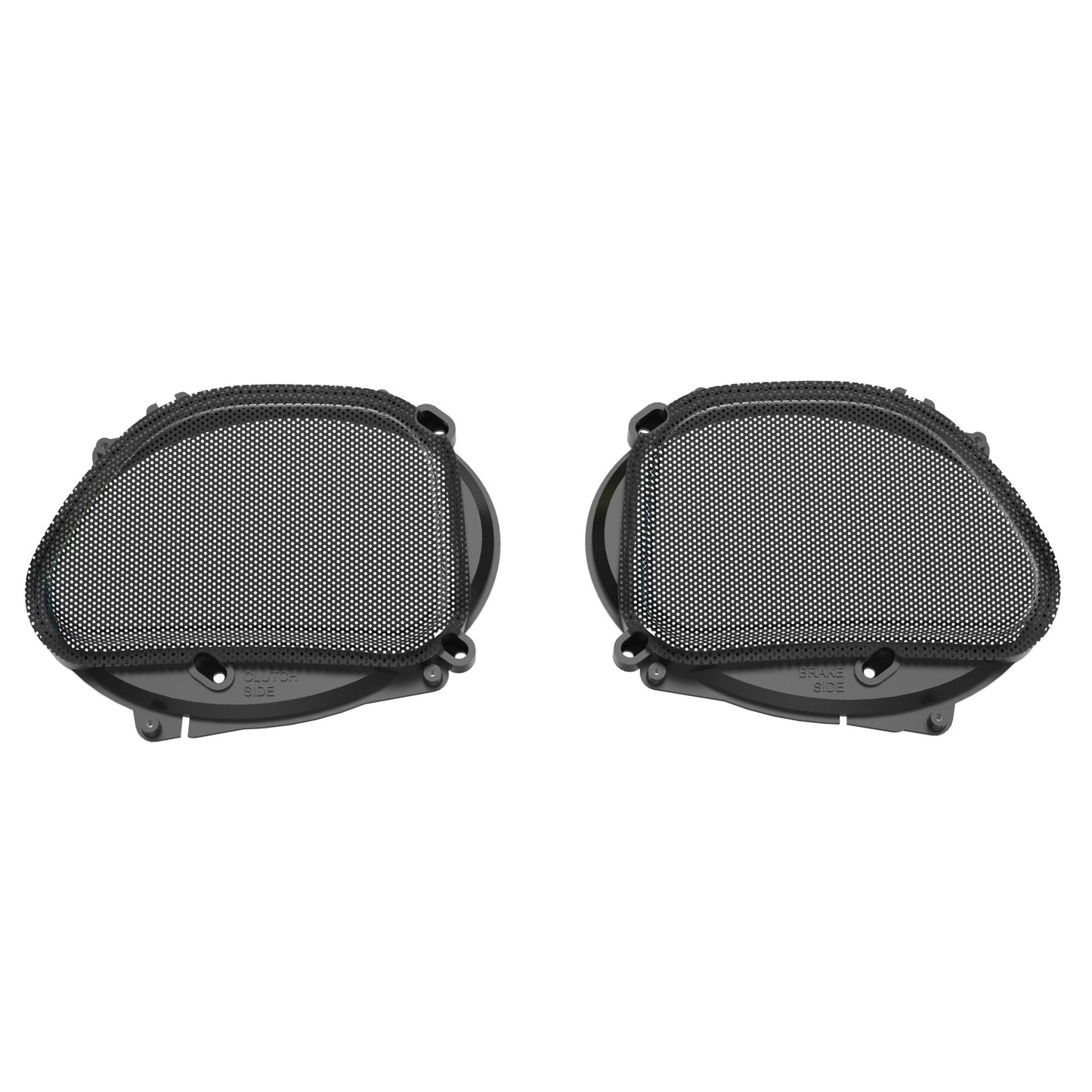 Hogtunes 57 MESH Front Speaker Grills (2 Pack), Fits 1998-2013 Harley-Davidson Road Glide Models