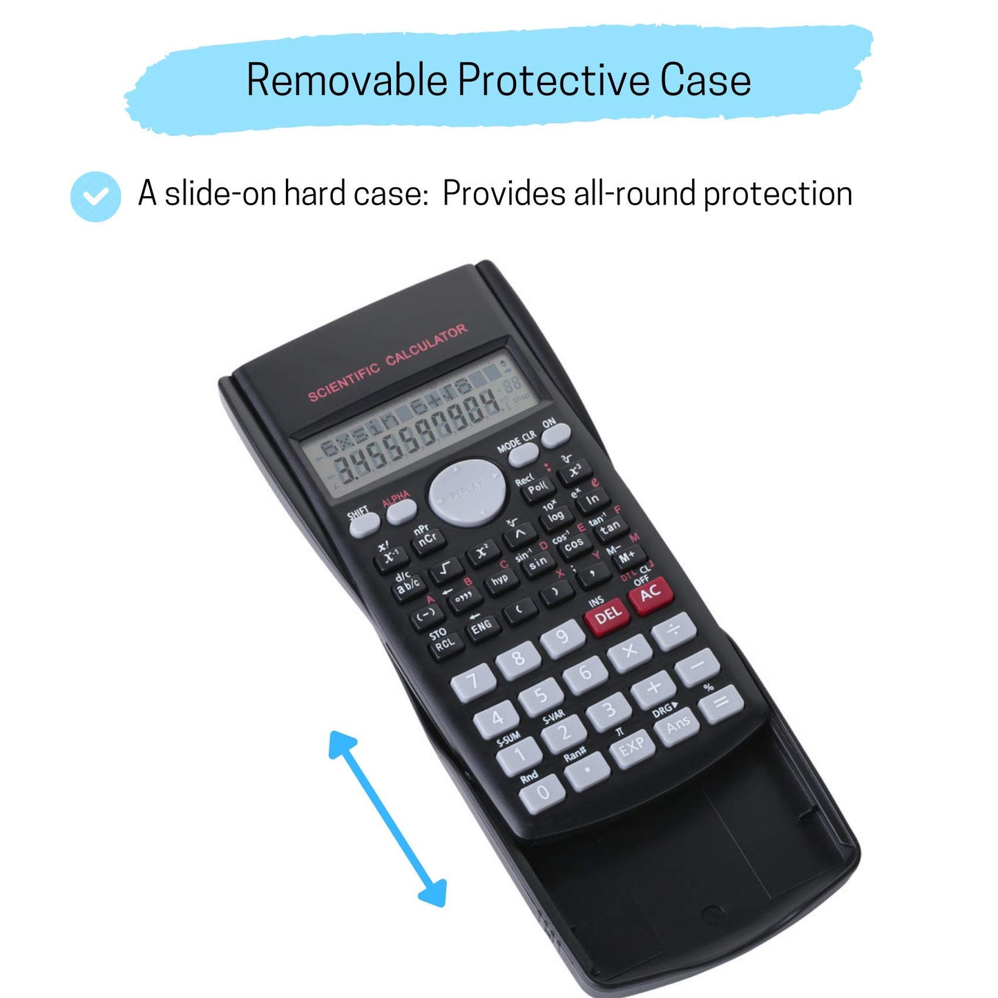 Mr. Pen Scientific 2 Line Calculator - Fraction & College Math Calculator for Students & Engineers
