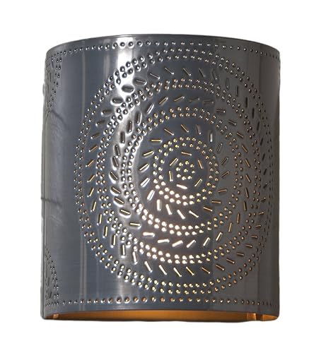 Irvin's Tinware Chisel Sconce Light in Country Tin